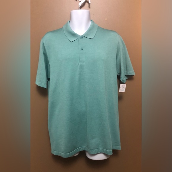 Uniqlo Greeny Blue Short Sleeve Polo - Picture 2 of 9